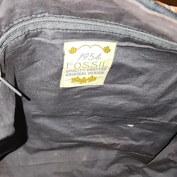 Fossil Canvas Satchel Bag - Picture 9 of 11